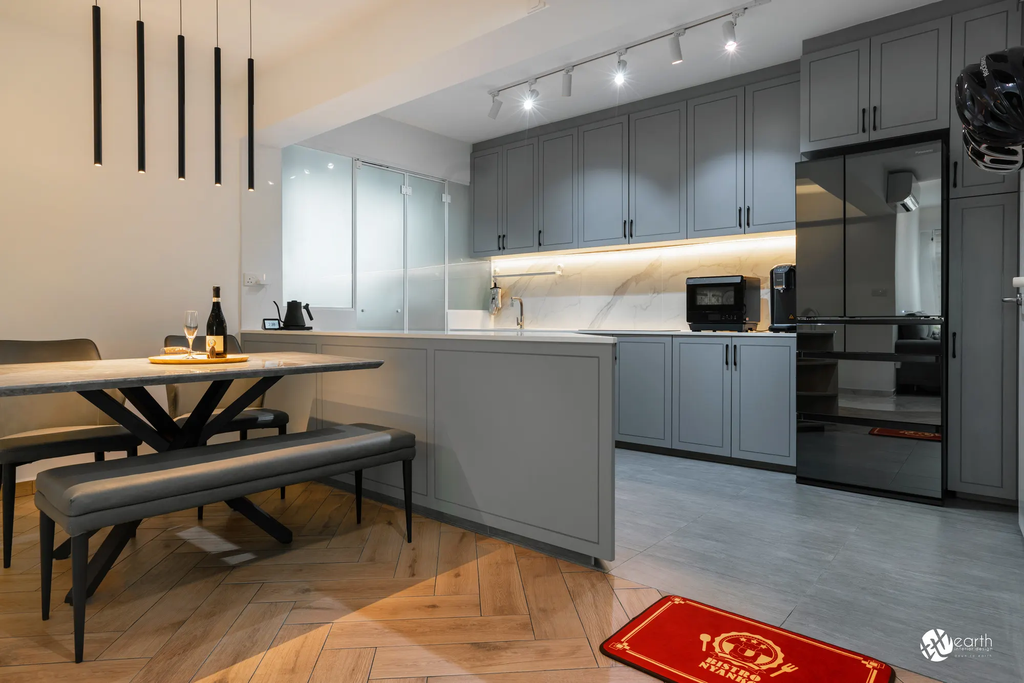 HDB interior design at Anchorvale Road Ii by Earth Interior Design — photo 2