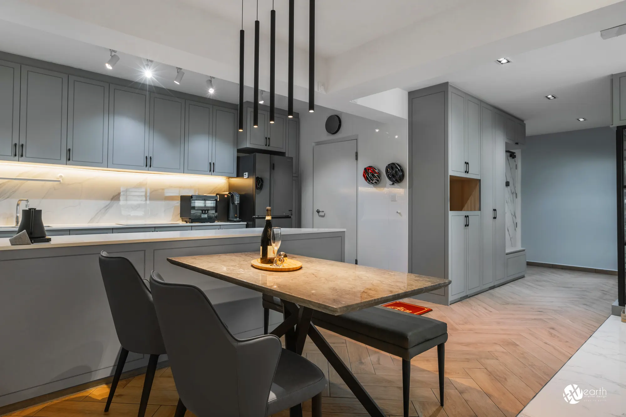 HDB interior design at Anchorvale Road Ii by Earth Interior Design — photo 3