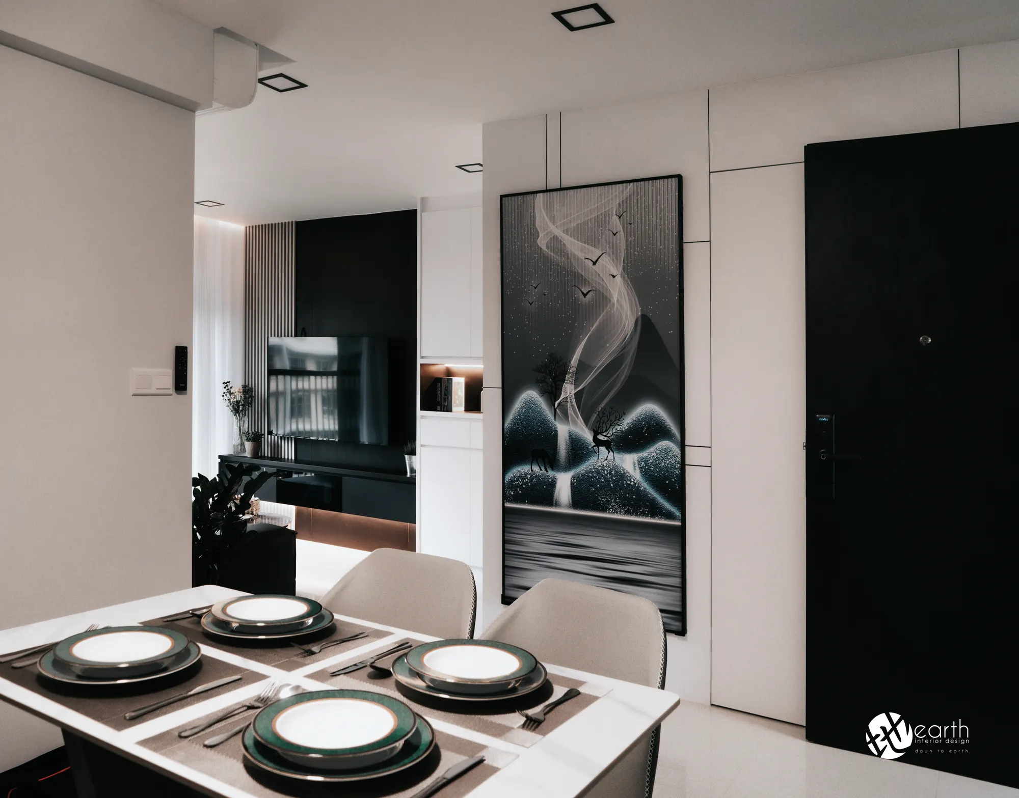 HDB interior design at Bedok North Drive by Earth Interior Design — photo 2