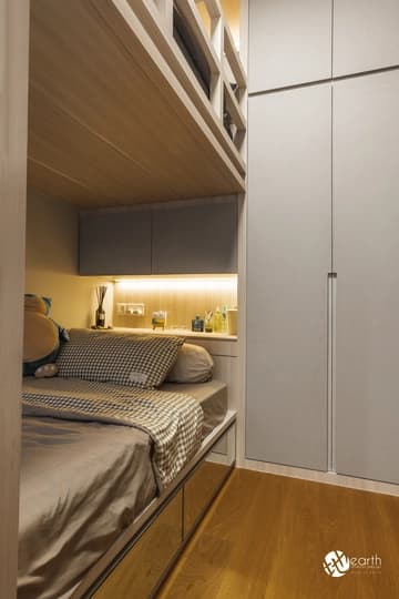 4 Room HDB interior design at Bedok South Avenue, Bedok by Earth Interior Design — photo 20