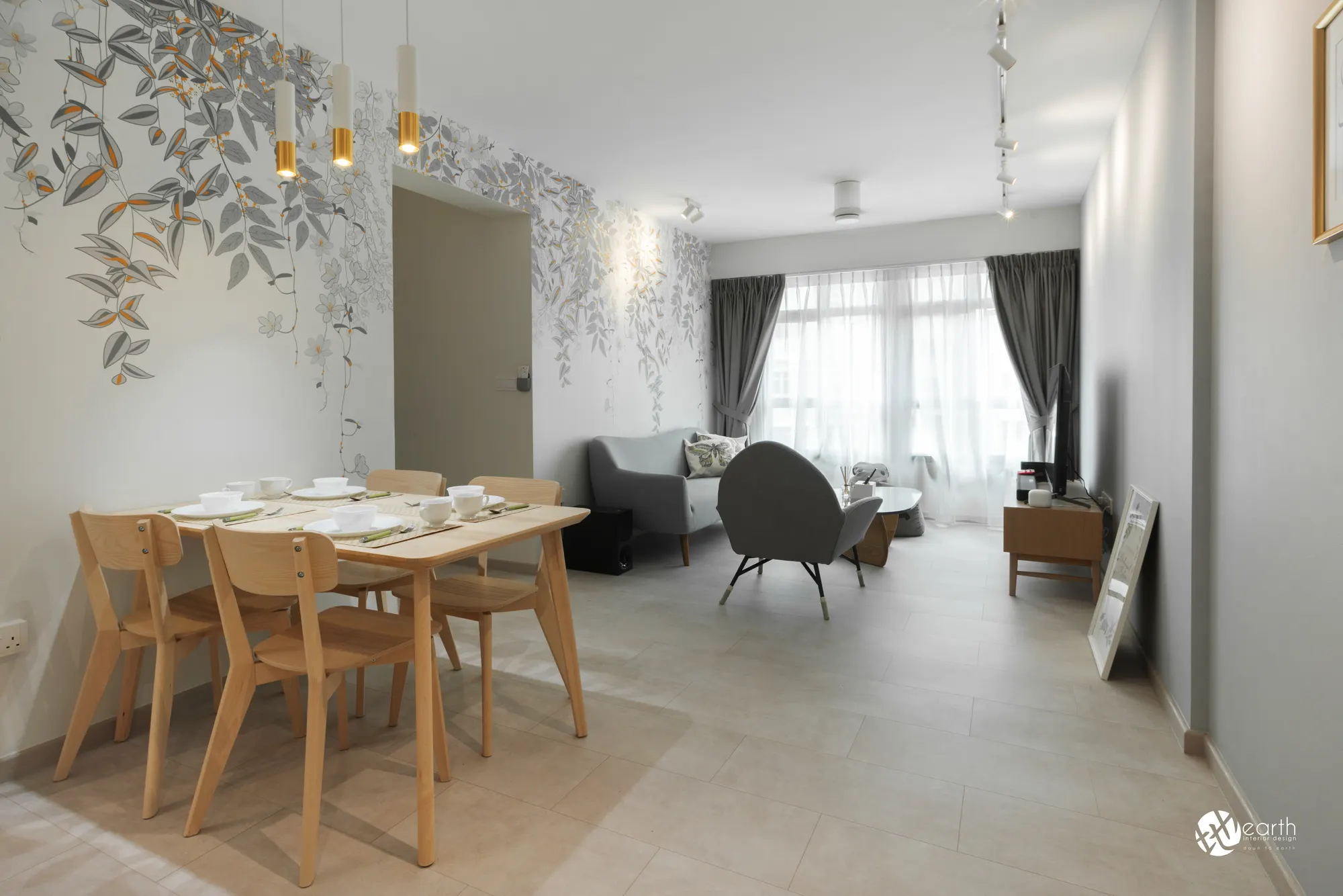 HDB interior design at Fernvale by Earth Interior Design — photo 1