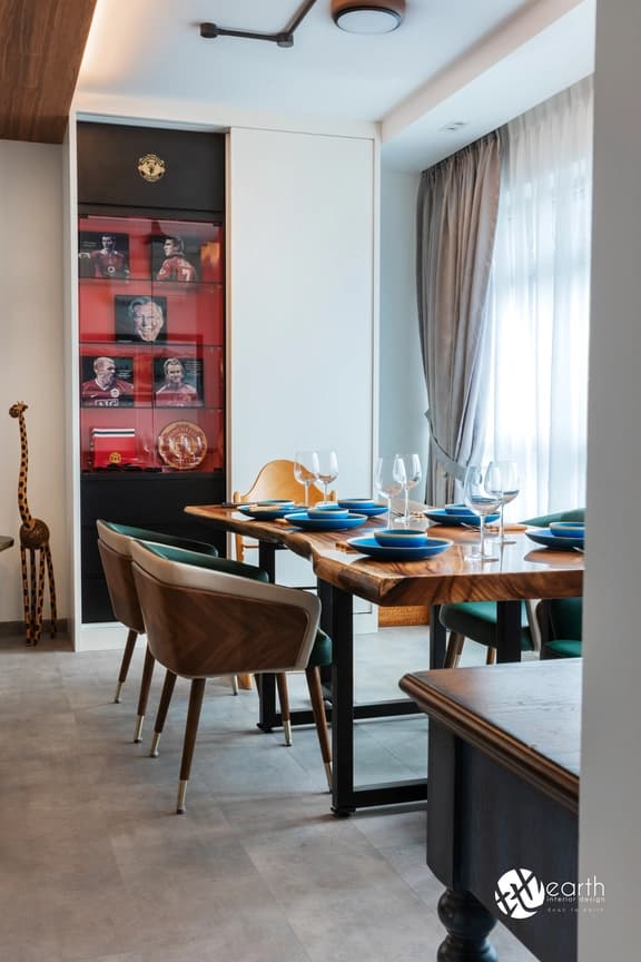 4 Room BTO interior design at Ghim Moh Link, Queenstown / Ghim Moh by Earth Interior Design — photo 13