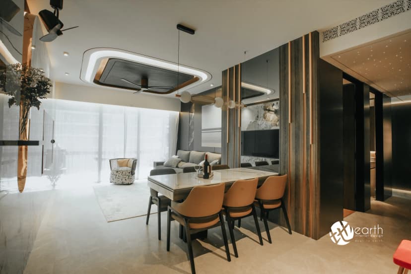 Harbourfront Avenue 3-room condo renovation by Earth Interior Design