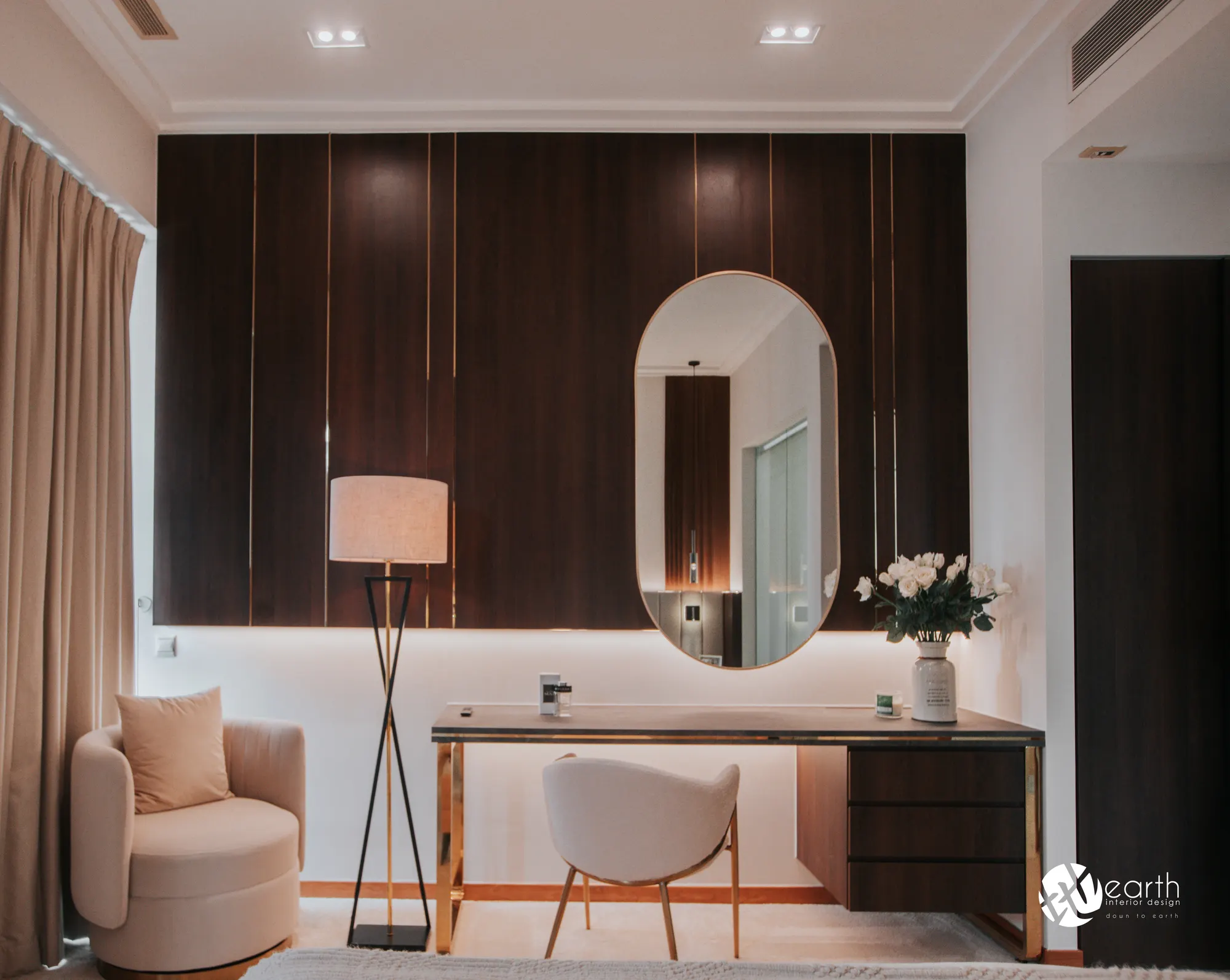 Condo interior design at Ocean Drive by Earth Interior Design — photo 7