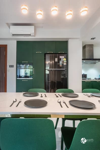 Rivervale Crescent 4-room HDB renovation by Earth Interior Design