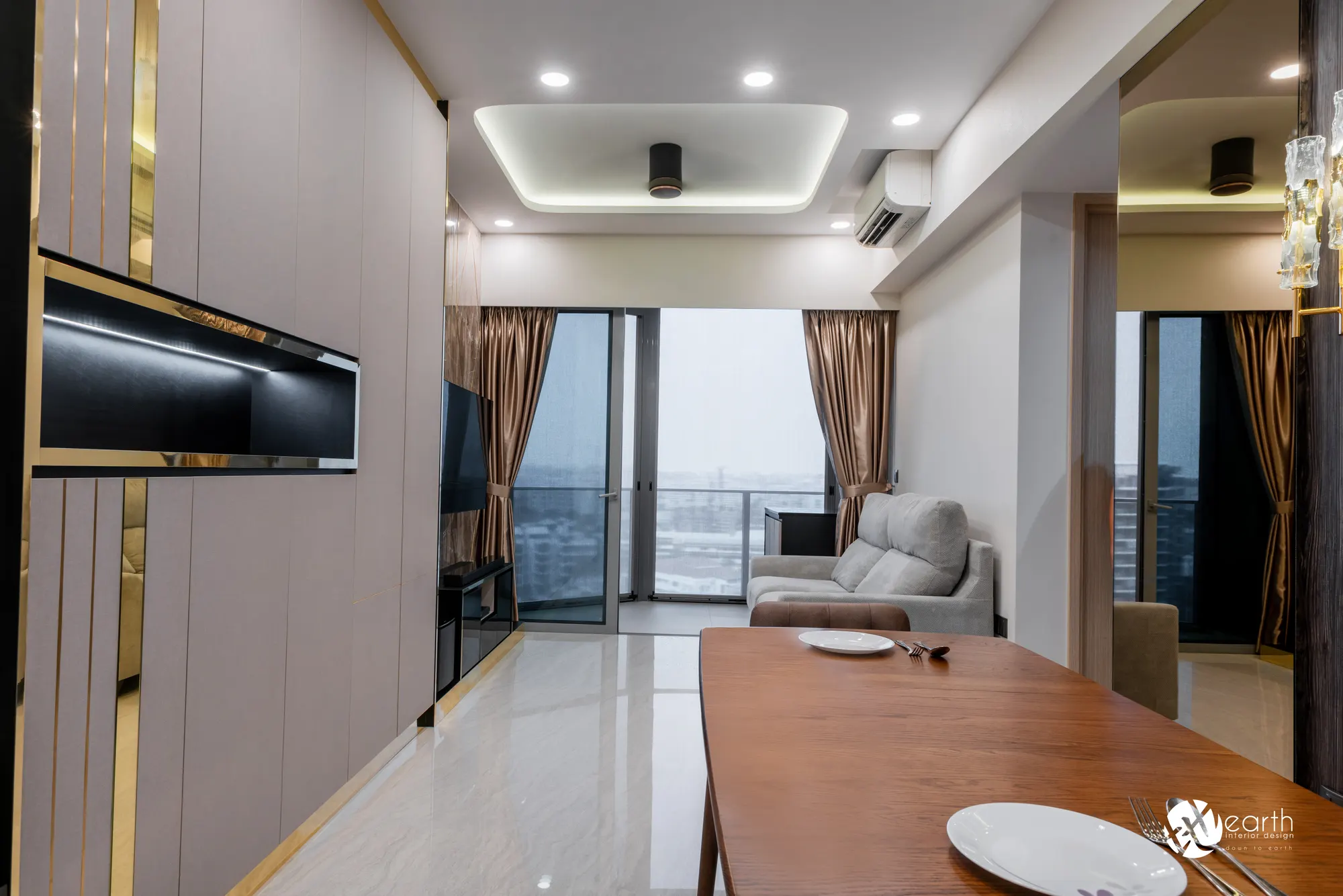 Condo interior design at Star Of Kovan by Earth Interior Design — photo 3
