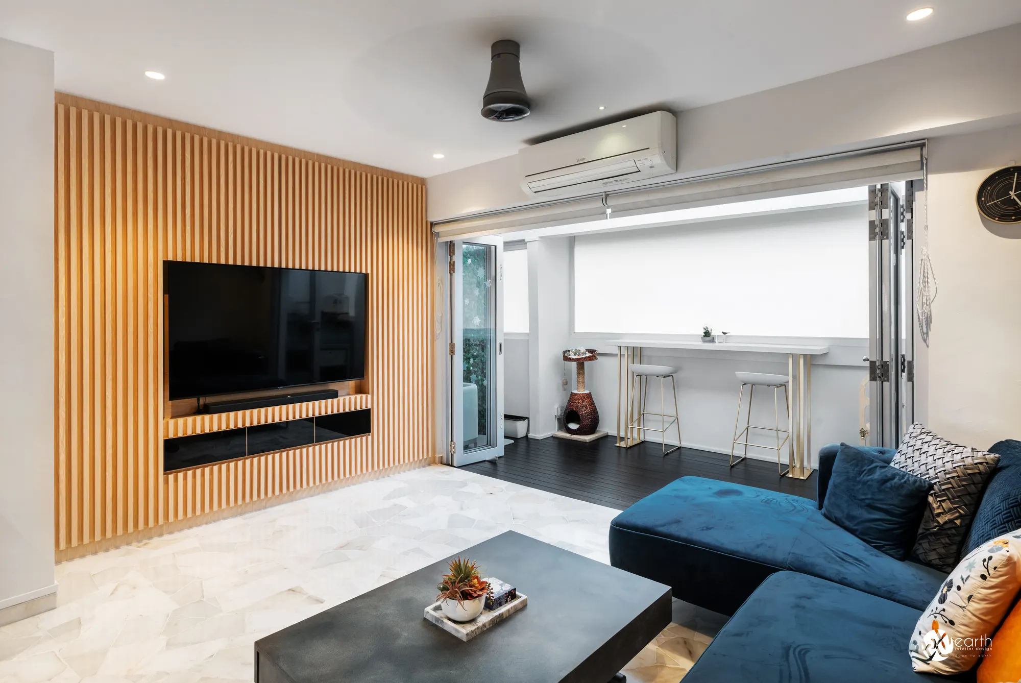 HDB Maisonette interior design at Tampines Street 21 by Earth Interior Design — photo 4