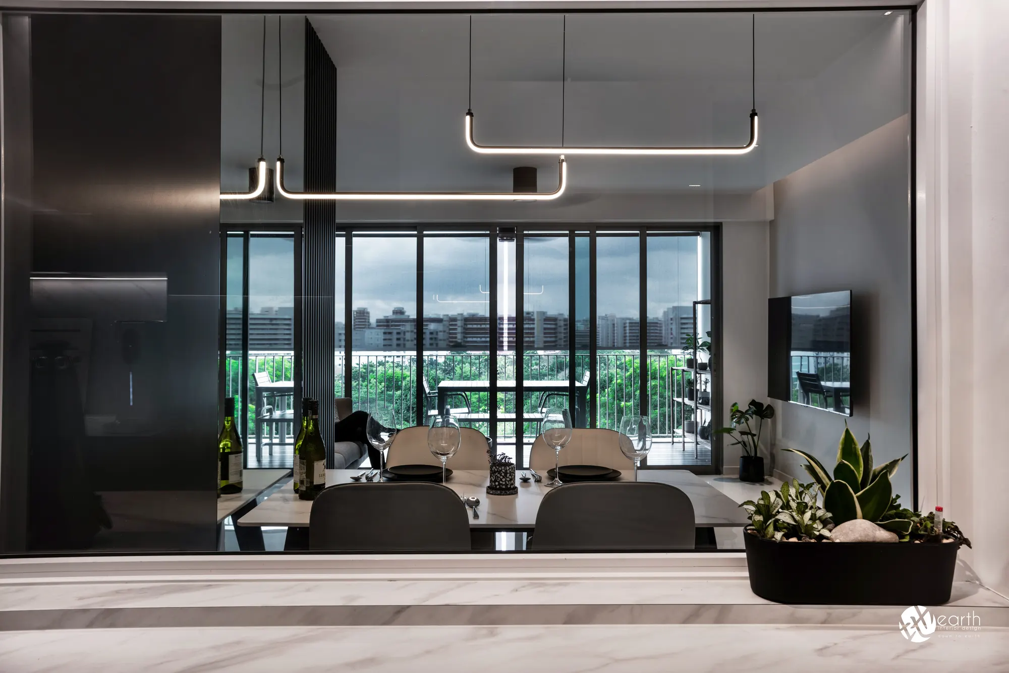 Upper Serangoon Crescent: HDB renovation by Earth Interior Design