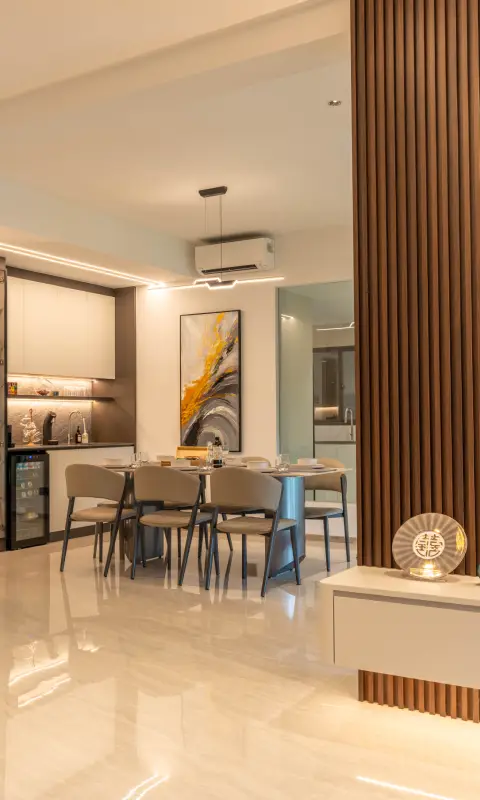 Hillview Avenue interior by Earth Interior Design
